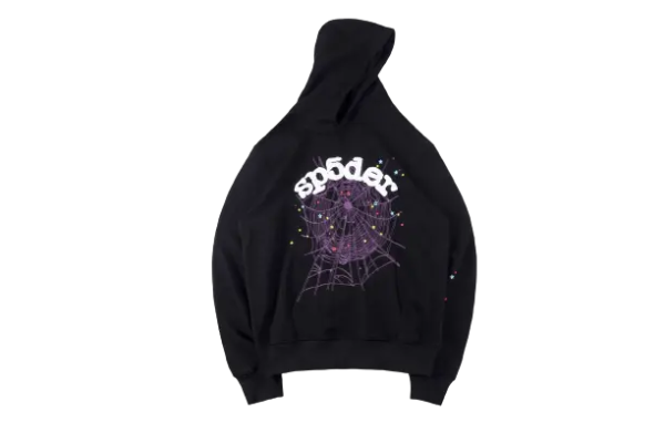 Sp5der 555555 Hoodie - Black