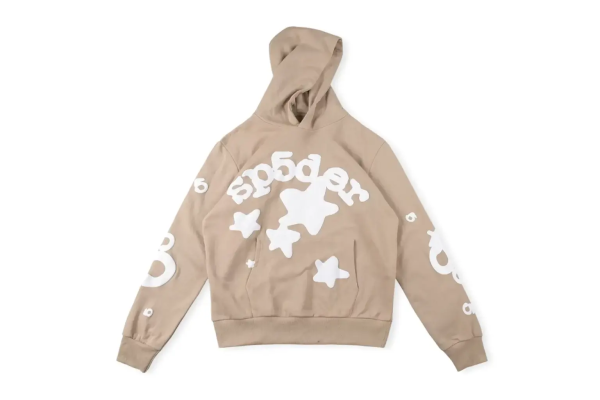 Sp5der 555555 Wed Yellow Star Hoodie