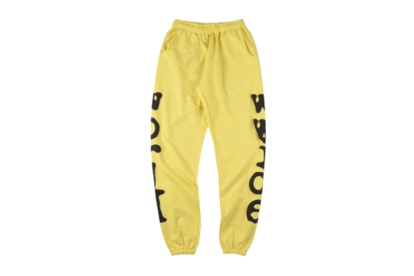 Sp5der 555555 Wed Yellow Star Pant